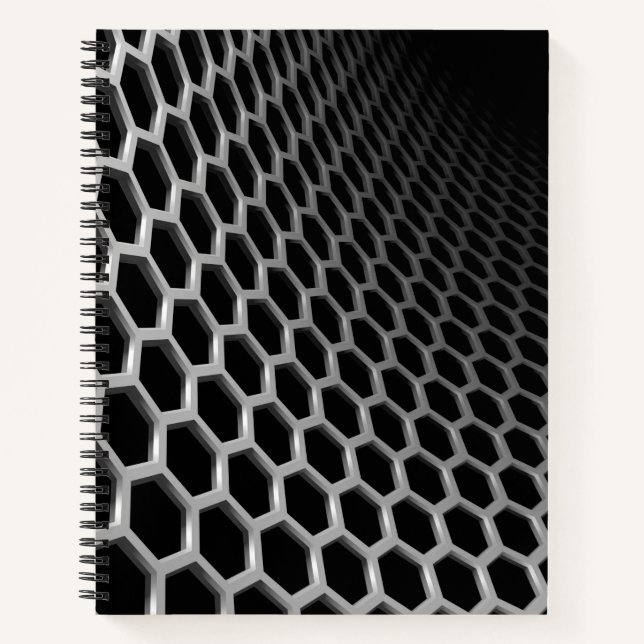 Hexagon Pattern Notebook (Front)