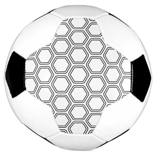 Hexagon Patterned Soccer Ball (Rotated)