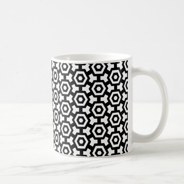 Hexagon Rings Coffee Mug (Right)