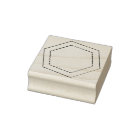 Hexagon Stamp for Quilting; 3/4 inch sides
