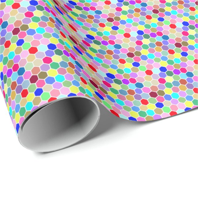 Hexagon Wrapping Paper (Roll Corner)