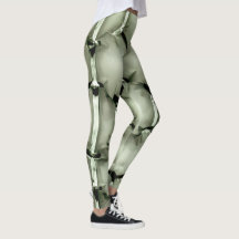 Hexagonal green bubble textured background