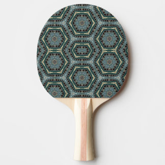 Hexagonal Pattern Ping Pong Paddle