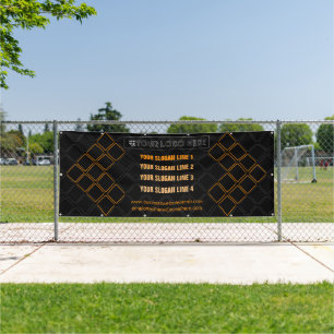 Hexagonal Triangle Meetup Exhibition Backdrop Banner