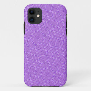 Hexagonal Violet Seamless Preppy Argyle Pattern Case-Mate iPhone Case