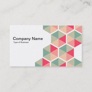 Hexagons 04 business card