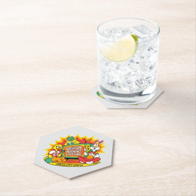 Hexagons are the strongest shape paper coaster (Insitu)