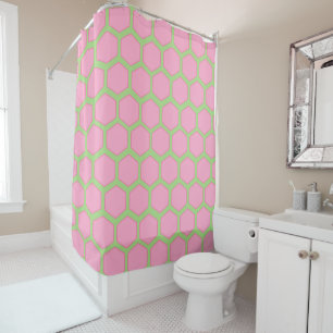 Hexagons Shower Curtain