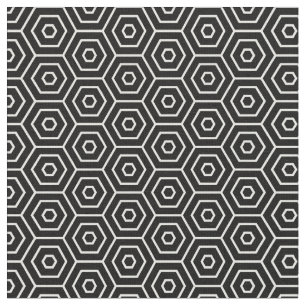 Hexagons texture geometric pattern fabric