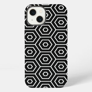 Hexagons texture geometric pattern iPhone 13 case