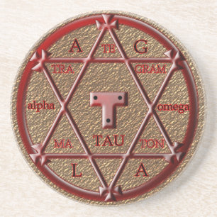 hexagram of solomon coaster