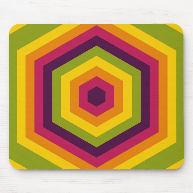HexaVibe Radiance Mouse Pad (Front)