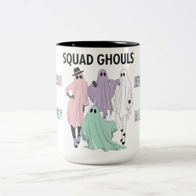 Hexed Hallowen Two-Tone Coffee Mug (Center)