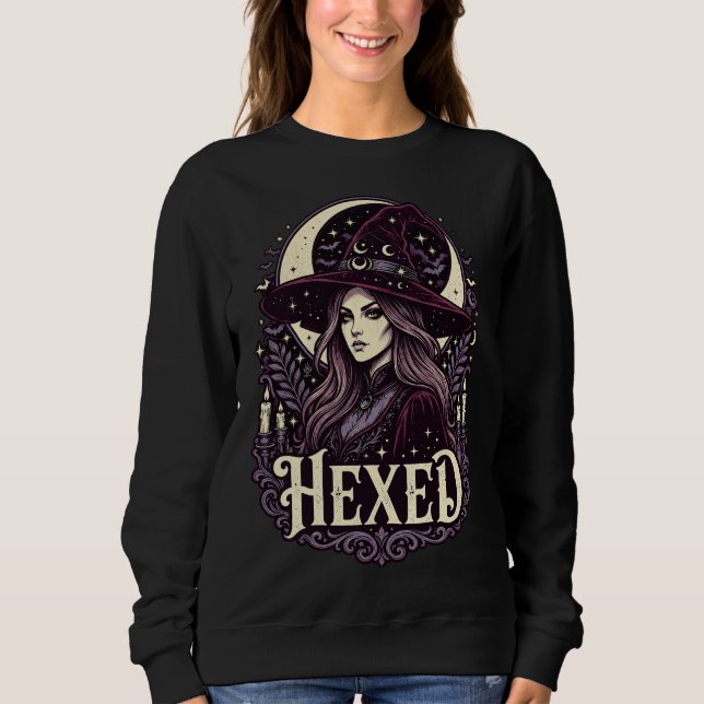 Hexed Witch Moon sweatshirt  (Front)