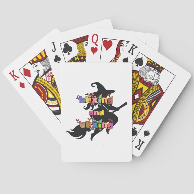 HEXING AND VEXING for the Plus Size Pagan Playing Cards (Back)
