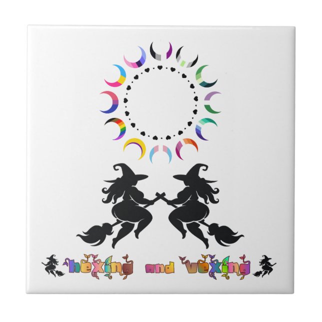 HEXING AND VEXING for the Plus Size Pagan Tile (Front)