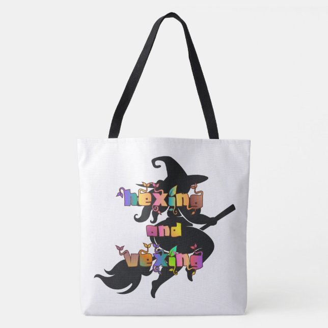HEXING AND VEXING for the Plus Size Pagan Tote Bag (Front)
