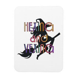 HEXING AND VEXING Witchcore Design Magnet