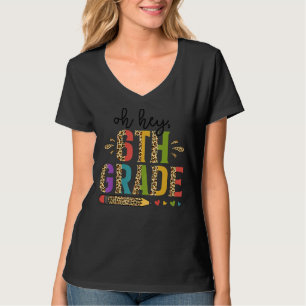 Hey 6th Grade Back To School Teachers And Students T-Shirt