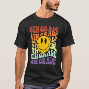 hey 6th sixth grade teacher Back To School Retro s T-Shirt