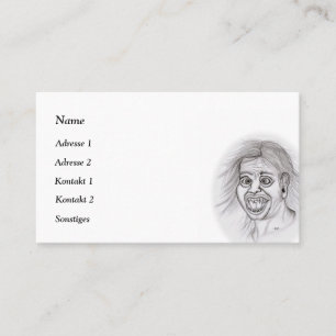 Hey Baby! Give me just a little smile! Business Card