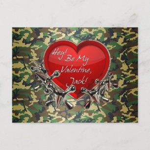 Hey...Be My Valentine, Jack! Holiday Postcard