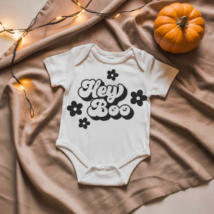 Hey Boo Baby Bodysuit – Cute Halloween Baby Outfit