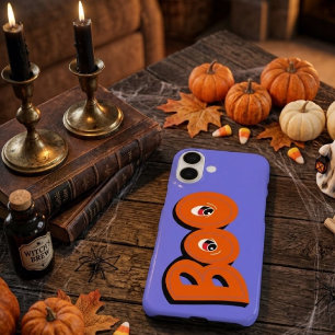 Hey Boo Did I Scare You Typography Drawing Art iPhone 16 Case