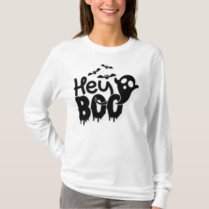 Hey Boo Funny Halloween T-Shirt