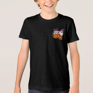 HEY BOO Halloween Family Matching Tri-Blend Shirt