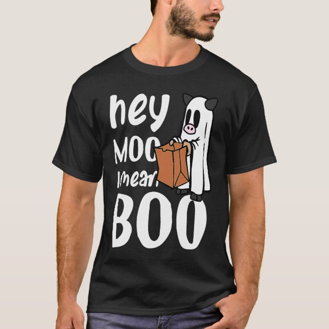 Hey Boo Kids Halloween Boo Crew Trick Or Treat Fut T-Shirt (Front)