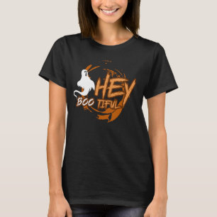 Hey boo-tiful - Halloween Ghost T-Shirt