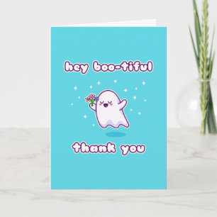 Hey Boo-tiful Thank You Pun Card