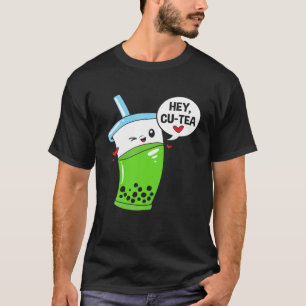 Hey Cutie Funny Boba Tea T-Shirt