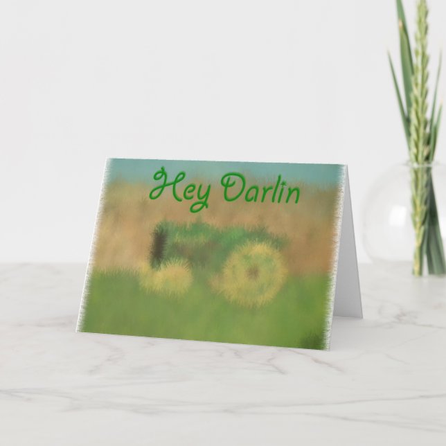 Hey Darlin Card (Front)
