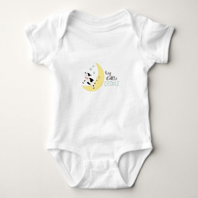 Hey Diddle Diddle Baby Bodysuit (Front)