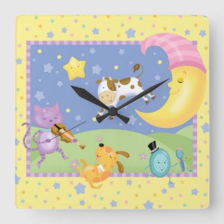 Hey Diddle Diddle Baby Wall Clock