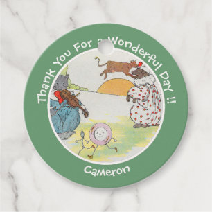 Hey Diddle Diddle Birthday Party Collection Favour Tags