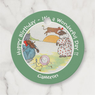 Hey Diddle Diddle Birthday Party Collection Favour Tags