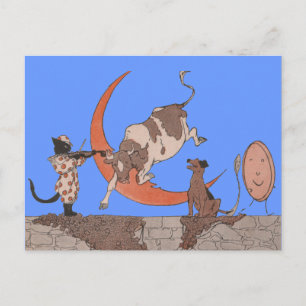 Hey Diddle Diddle Postcard