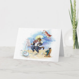 Hey, Diddle, Diddle Scene, Greeting Card