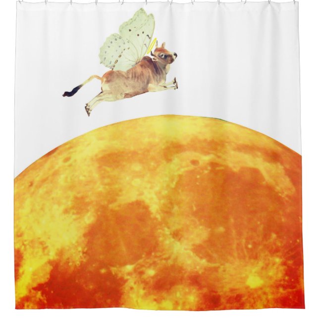 Hey Diddle Diddle Shower Curtain (Front)