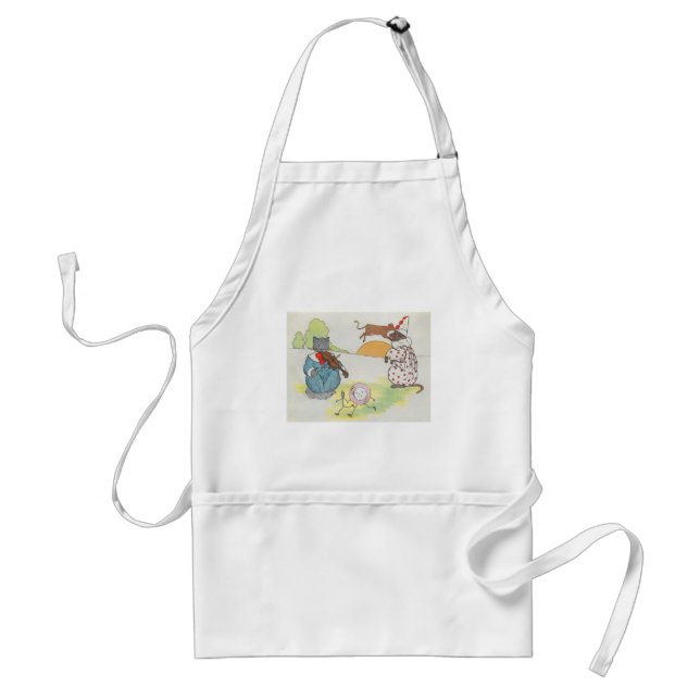 Hey Diddle Diddle The Cat and the Fiddle Rhyme Standard Apron (Front)