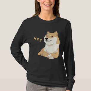 Hey Doge Meme Crossed Arm Shiba Inu Cute Dog T-Shirt