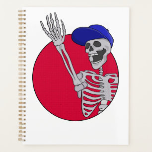 Hey Friends Cool and Funny Skeleton Planner