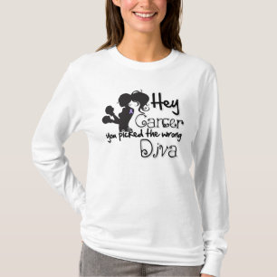 Hey General Cancer You Picked The Wrong Diva T-Shirt