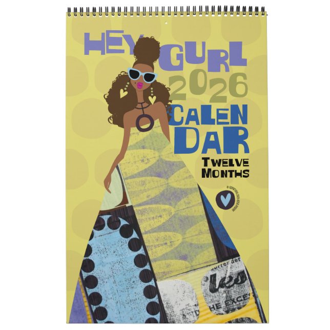 Hey Gurl 2026 12-Month Calendar (Cover)