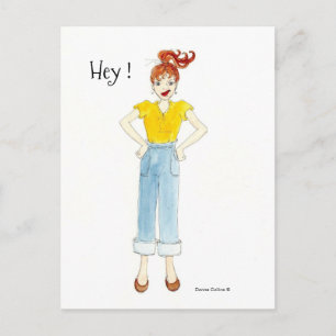 Hey, how long ya gonna be mad, postcard