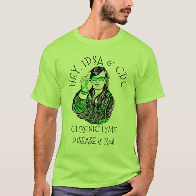 Hey,  IDSA & CDC Lyme Disease Shirt (Front)