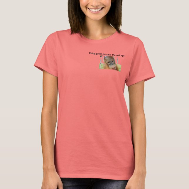 Hey, I'm Cute Orangutan T-Shirt (Front)